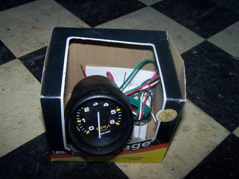 Autogauge tachometer autometer tach new