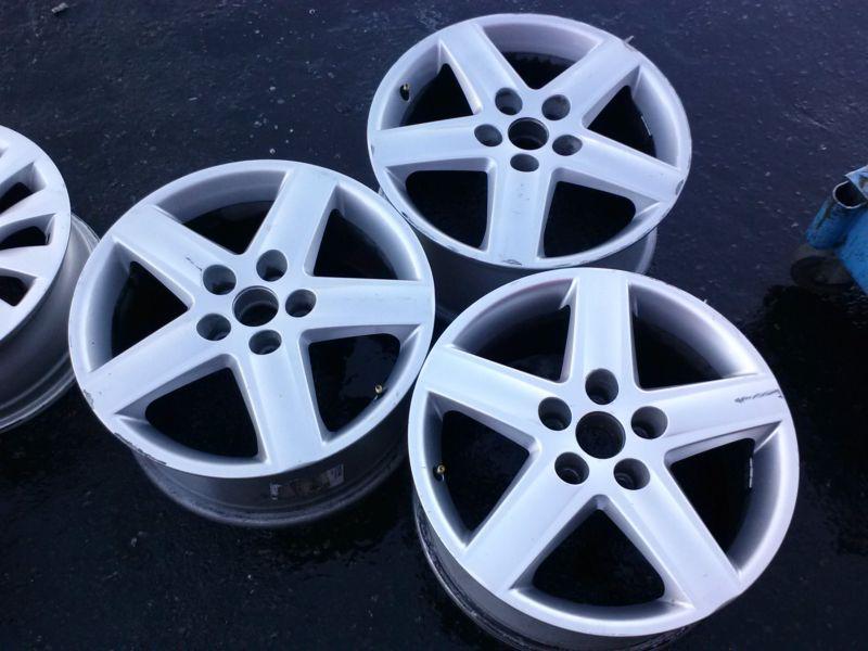 Audi a4 17inch alloy silver wheels oem a6 s4 s6 a8 rs6 2002 03 04 05 06-2010