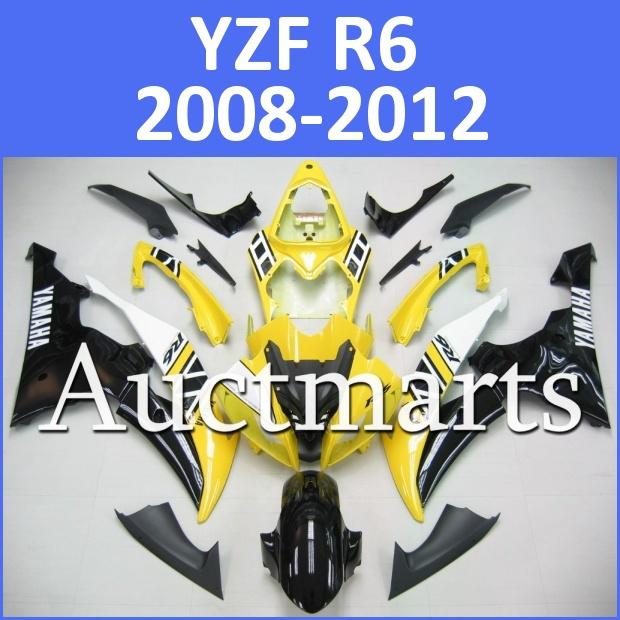 Fit yamaha yzf r6 08 09 10 11 12 yzfr6 2008 2009 2010 2011 2012 fairing i8 d00