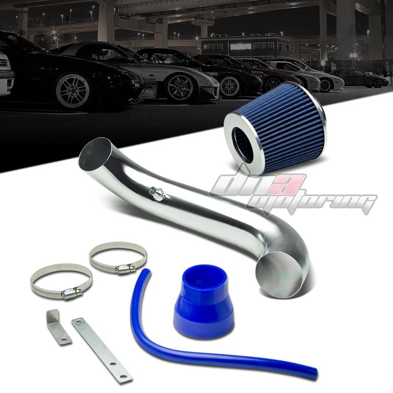 95-99 dodge neon 2.0 sohc short ram racing air intake+blue tapered filter kit