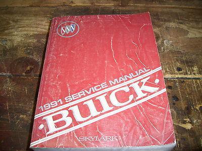 1991 buick skylark factory issue repair manual