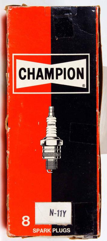 Champion n-11y spark plugs for chevy's 1965-68 w/350,396,eng.- 1966-68 w/427 eng