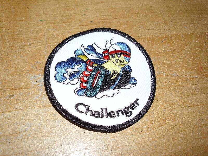 1970 1971 1972 1973 1974 dodge challenger scat pack bee on wheels logo patch