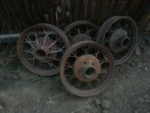 Ford model a 1930-31 wire wheels 