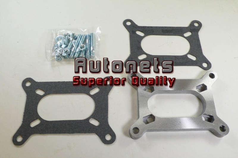 Aluminum universal fit gm holley afb 2bbl 2" carburetor adapter hot rod