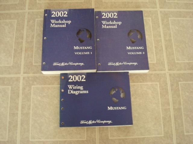 2002 ford mustang cobra gt shelby factory work shop service repair manual books 