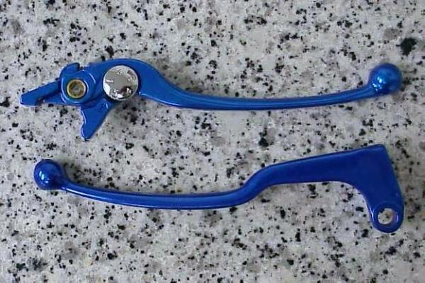 Yamaha yzf r6 r6s r1 fz1 blue front brake & clutch levers