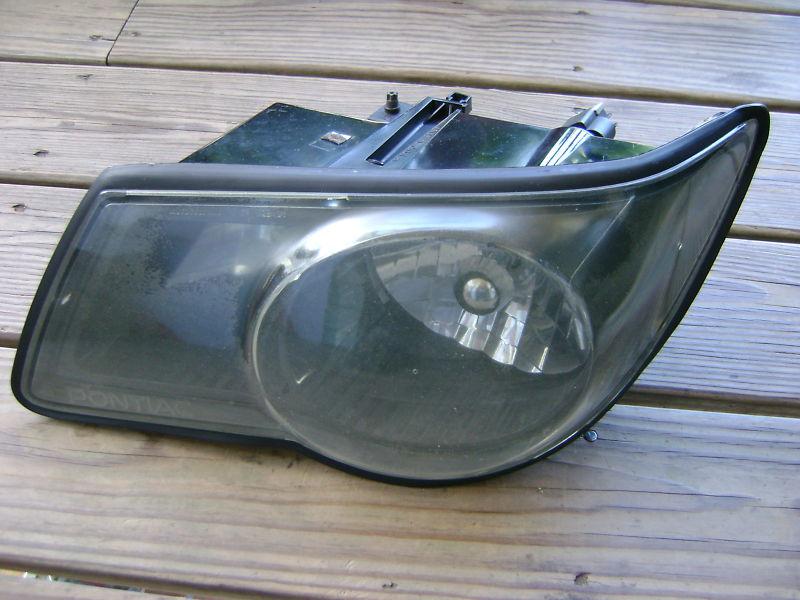 2001-2002-2003-2004-2005 pontiac aztek driver side lh headlight oem.