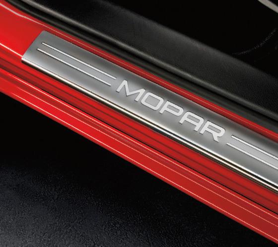 Chrysler 300 door sill guards with mopar logo set of 4 oem mopar 82212904