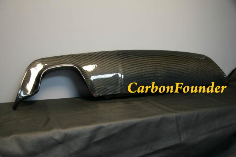 For bmw e60 5-series with m-tech add carbon fiber diffuser daul exhaust pipes