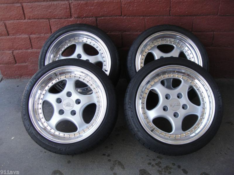 Porsche  911 - 930  rh 3.6 turbo  wheel  & tire set for 1976 89  911 / 930 turbo