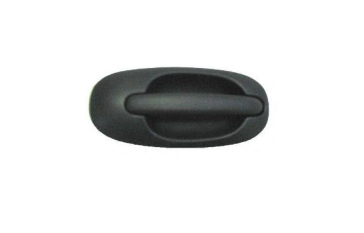 Right replacement outside sliding texture door handle w/o key hole 96-00 dodge