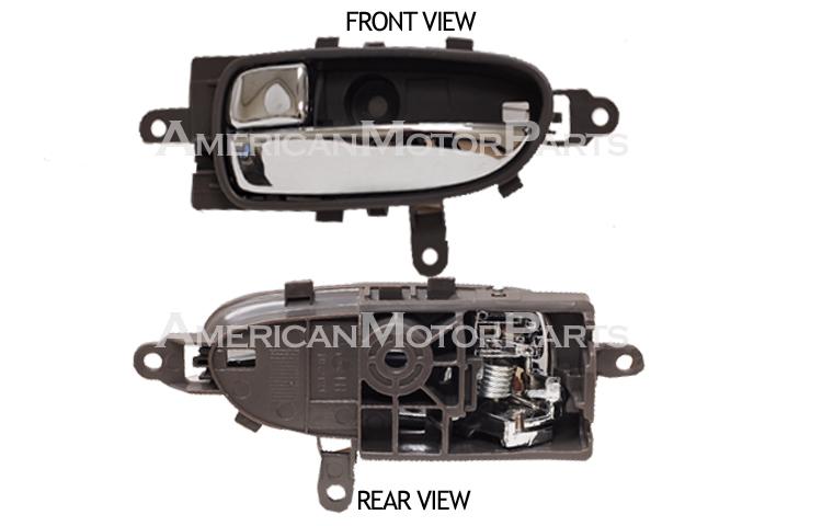 Left replacement inside frt/rr brown door handle 07-11 nissan altima 80671ja00c