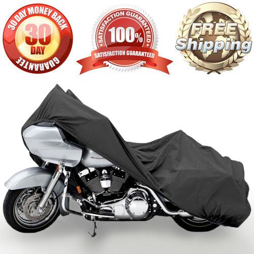 Motorcycle cover fits harley davidson suzuki honda kawasaki covers 107" length