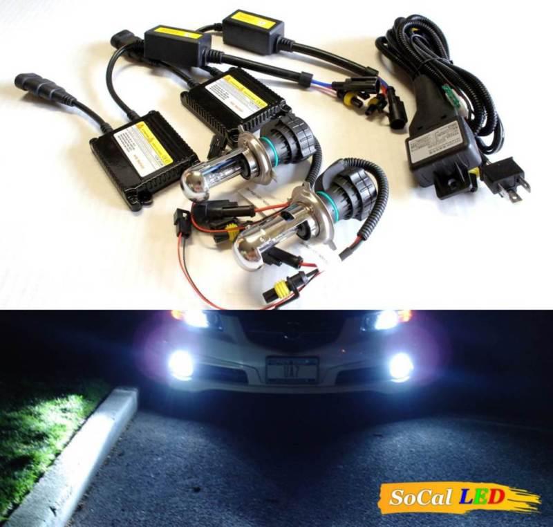 All new h4 8000k blue digital hid conversion kit dual beam h/l bi-xenon s7