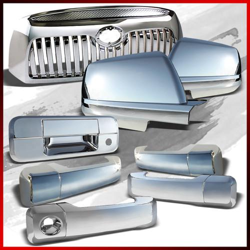 07-09 tundra grille+4 door handle+mirror covers+tail gate handle w/o camera hole
