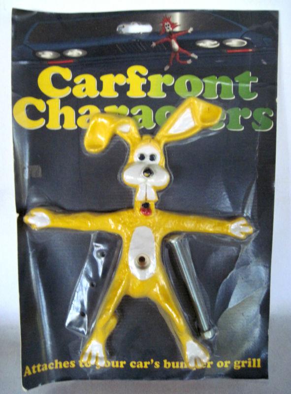 Carfront critter auto rabbit unwilling passenger funny decorative accent new!  