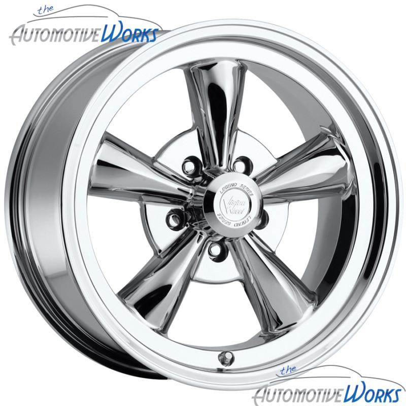 1 - 17x9 vision legend 5 5x120.65 5x4.75 +25mm chrome wheel rim inch 17"