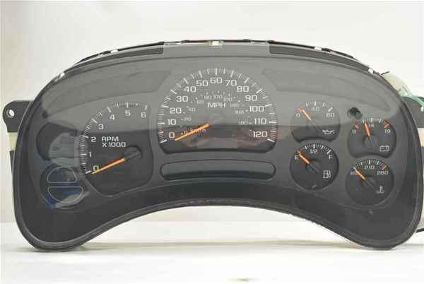 03 04 05 tahoe sierra speedometer speedo cluster oem