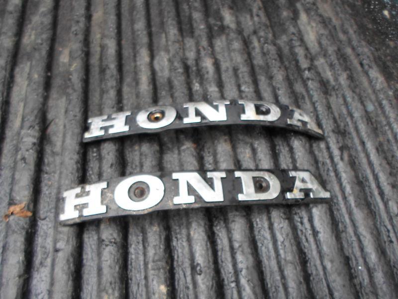 1981 honda cb750 k gas fuel tank badges logo left right emblem