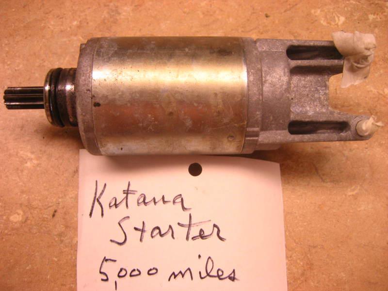 Suzuki katana gsx 600f 750f 98-06 oem suzuki starter motor assembly