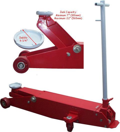 10 ton hydraulic floor long frame jack - free shipping