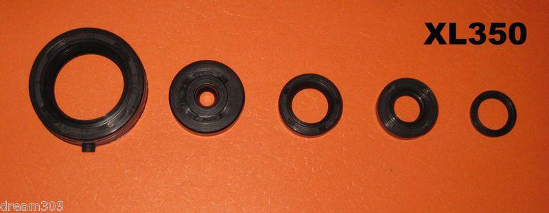 Honda xl350 engine oil seal kit ! 5 pcs 1974 1975 1976 1977 1978 motorcycle! 350