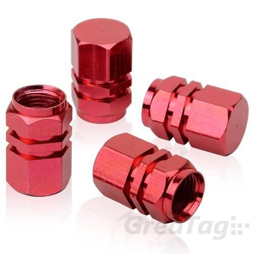 Wheel tire air dust valve stem caps cover red for car motocycle hot rods