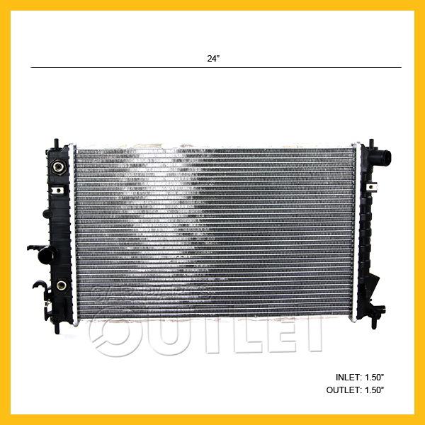 2000-2004 saturn ls lw2 cooling radiator gm3010221 for 2.2l l4 auto w.toc l300-1