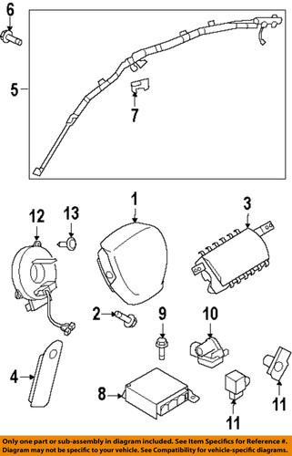 Mazda oem gs3l57k30a air bag-diagnostic unit