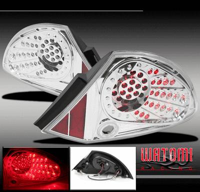 00 01 02 mitsubishi eclipse led altezza tail lights rear lamp chrome convertible