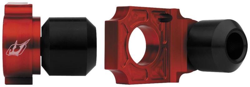 Driven products axle block sliders - red  drax-109-rd