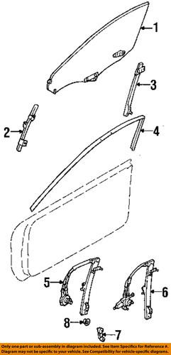 Ford oem f8cz-6323209-ba power window motor