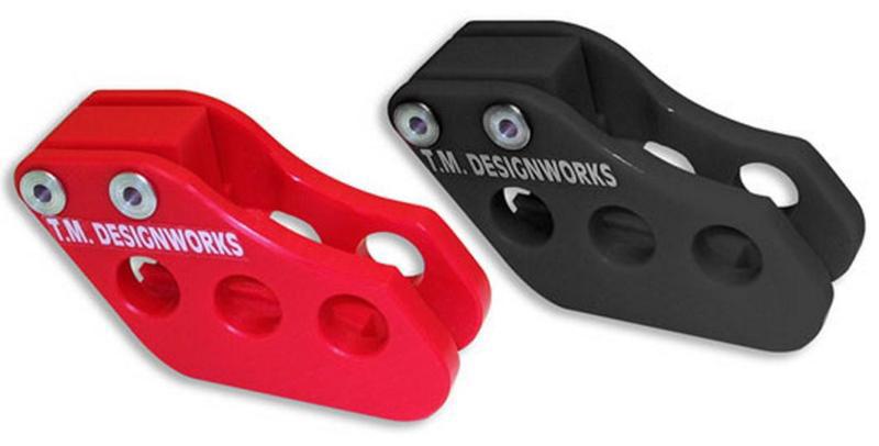 T.m. designworks factory edition rear chain guide - black  rcg-ggm-bk