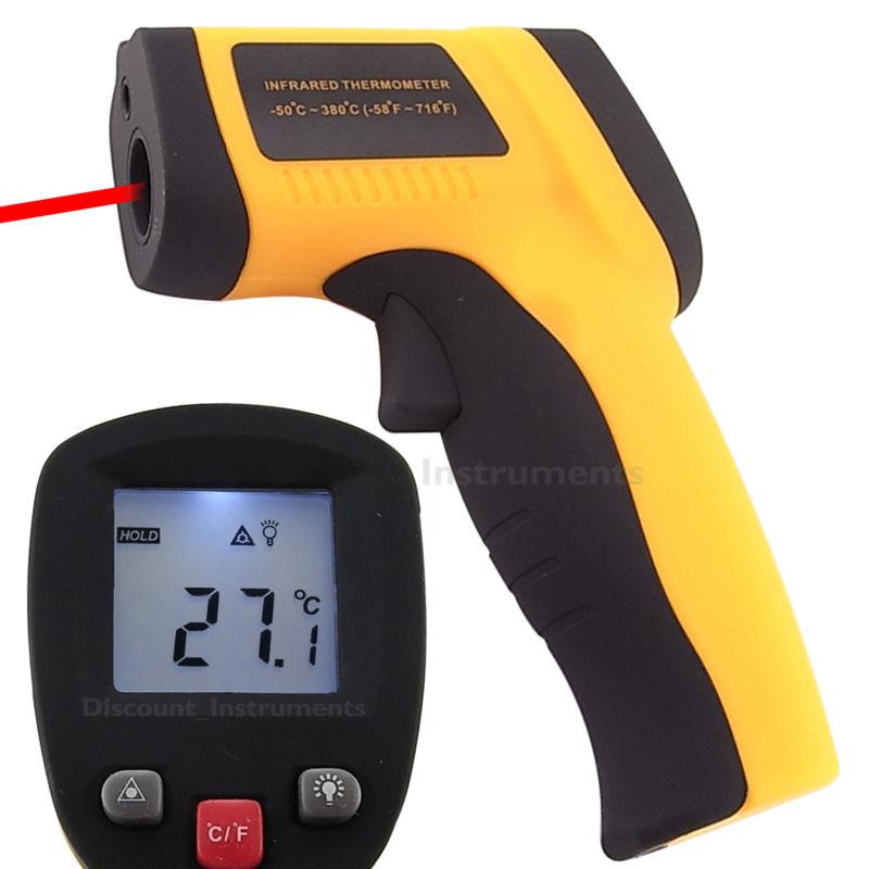 New infrared ir laser non contact digital thermometer -58 ~ 716°f ds 12:1