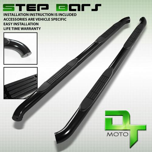 09-13 honda pilot 3" side step nerf bar running board black coated