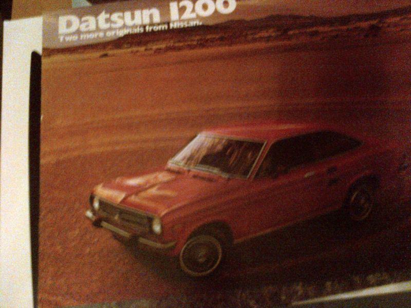 1973 datsun 1200 brochure  -