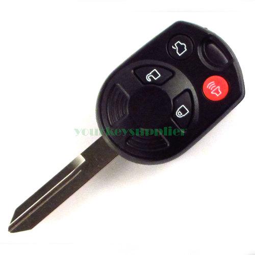 New ford lincoln mercury 4 button remote head key 80 bit keyless entry fob