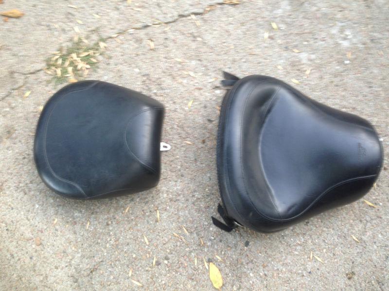 98 kawasaki vn1500 vn1500e 1500e vulcan classic front & rear mustang seats