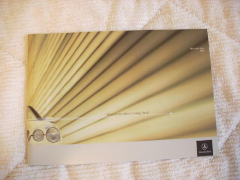 2005 mercedes benz full line brochure