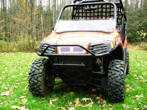 Polaris ranger rzr half windshield headlight guards 2008-2010