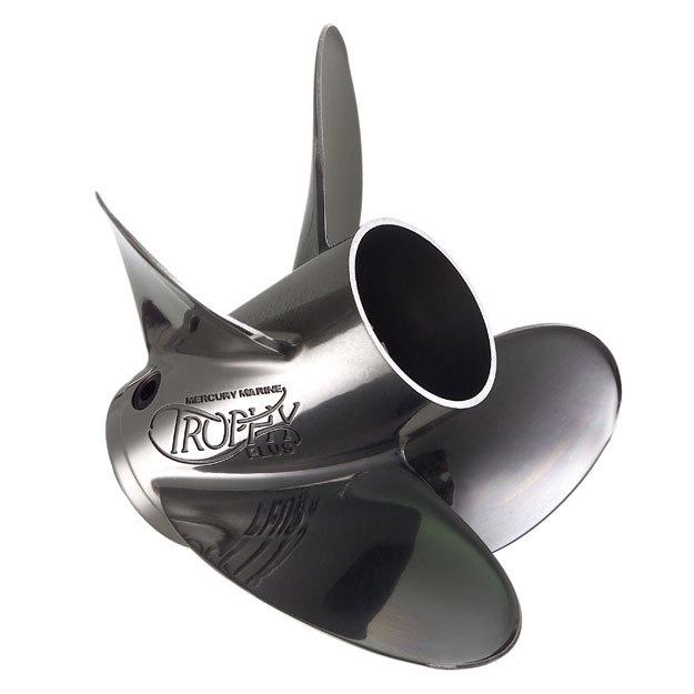 Mercury trophy plus 4 blade ss propeller 13-3/4 x 21 p