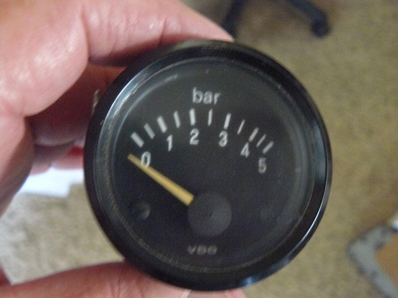 Vw audi vdo 5 bar oil pressure gauge 12v