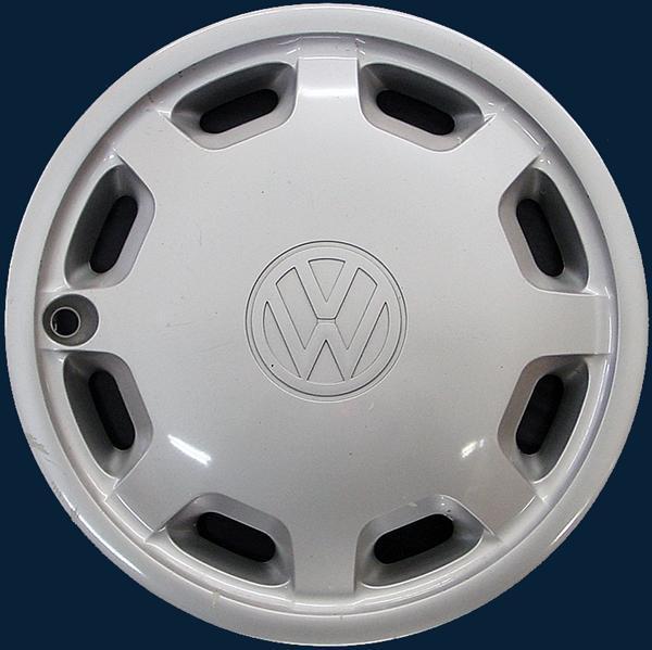 '93-99 volkswagen jetta / golf 14" hubcap wheel cover 61523 / vw # 1hm601147v7l