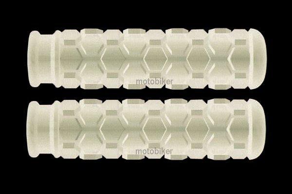 Yamaha atv quad banshee blaster yfz white hex hand grips