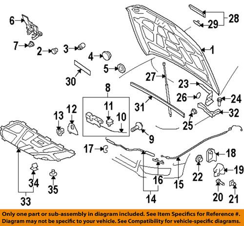 Audi oem 8t0823359 hood lift support/lift support