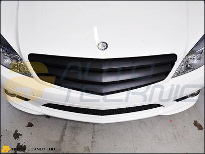 08 09 10 11 mercedes w204 c300 c350 c-class matte black front grille