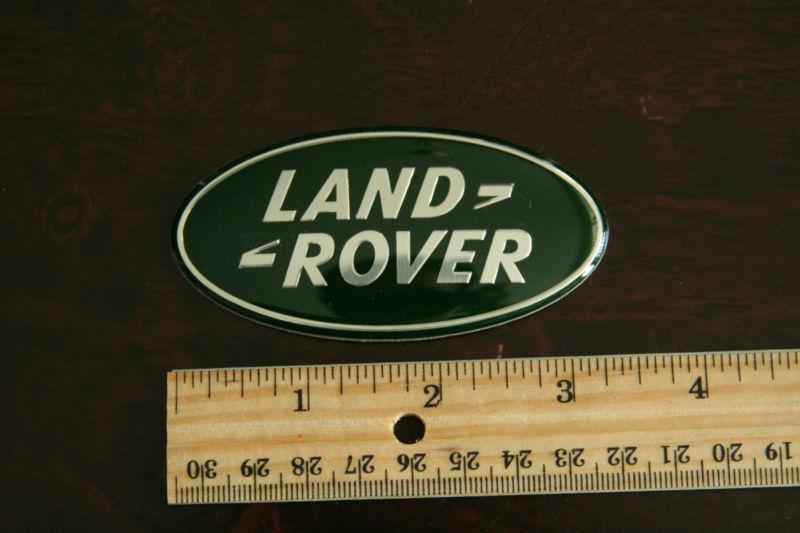 New 3d logo car badge decal emblem land rover range green usa seller !