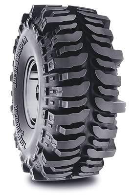 Interco super swamper tsl/bogger tire 33 x 10.50-15 blackwall bias-ply b-126