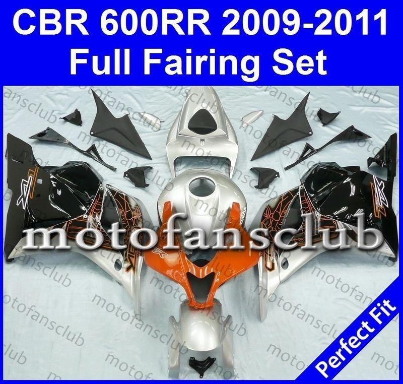 Fit honda cbr600rr 09 10 11 cbr 600 rr 2009 2010 2011 fairing kit #16 b